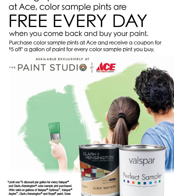 Free color sample pints