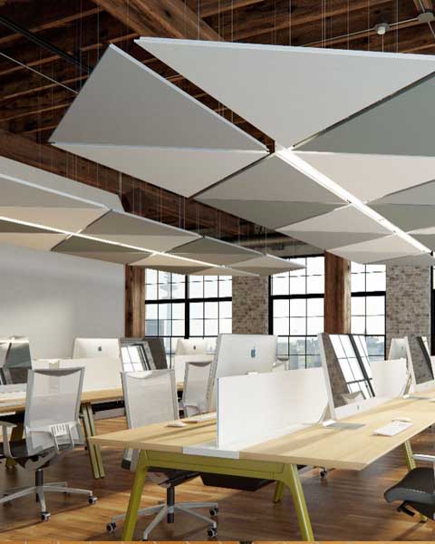 Suspended ceiling tiles