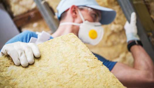 man-working with-insulation