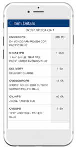 Poulin App Delivery Details
