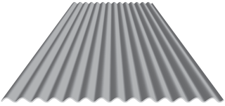 graphic of 7 8 corrugated roof