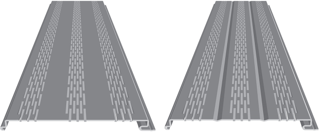 graphic of Soffit Panel Lanced