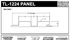 graphic of tl 1224 wall