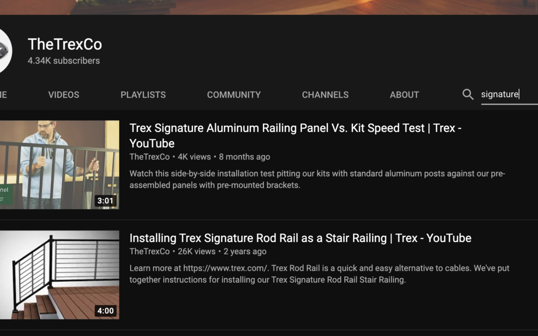 trex-signature-railing-videos
