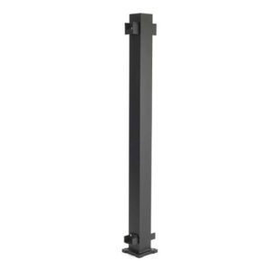Trex Signature® Railing - Charcoal Black Aluminum Line Post with Premounted Brackets