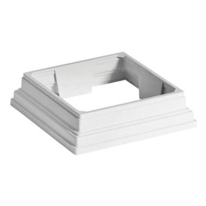 Trex Transcend® Railing - Classic White Composite Post Sleeve Skirt