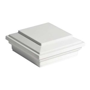Trex Transcend® Railing - Classic White Flat Composite Post Sleeve Cap