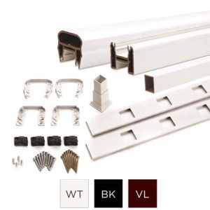 Trex Transcend® Railing - Horizontal Rail & Round Aluminum Baluster Kit With Color Guide