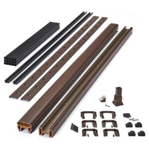 Trex Transcend® Railing - Vintage Lantern Horizontal Rail & Square Composite Baluster Kit