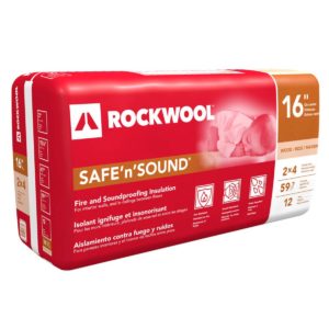 Rockwool Safe'n'Sound 16" Fire and Soundproof Insulation