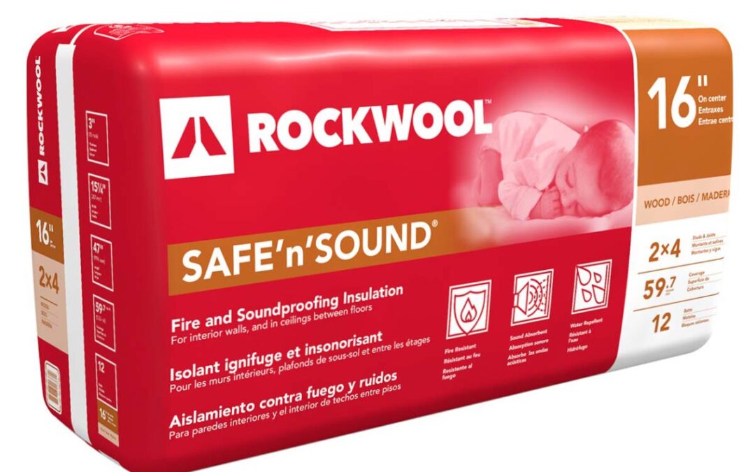 Rockwool Safe’n’Sound 16″ Fire and Soundproof Insulation