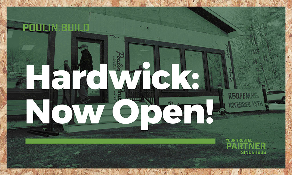 Hardwick Now Open!